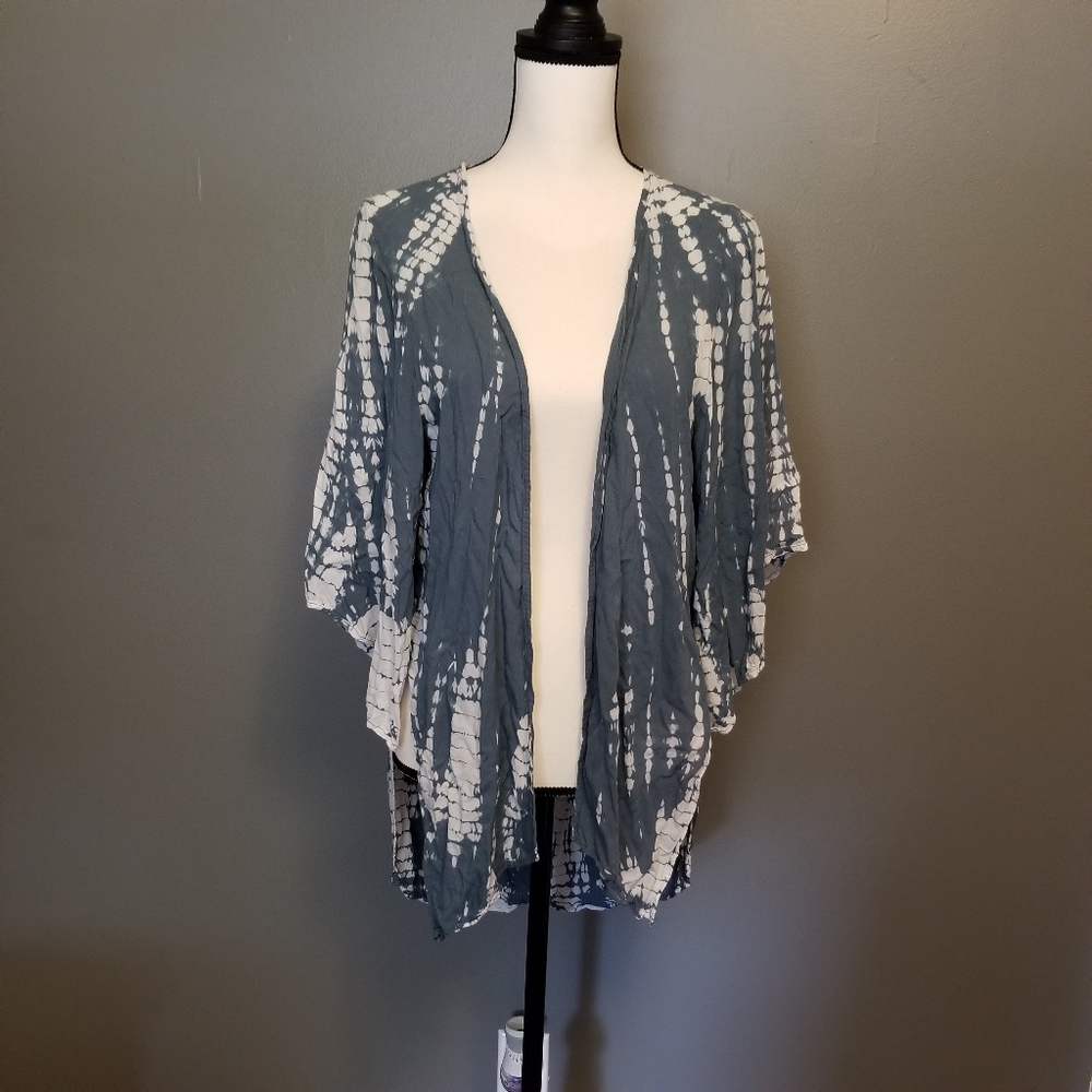 American Eagle tie dye open front cardigan